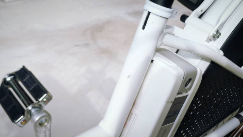 電動自転車 HYDEE2 シール ステッカー きれいに剥がす -8-
