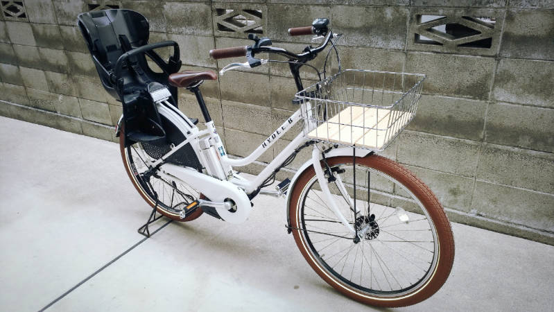 電動自転車 HYDEE2-ハイディーツー- 木製板 カゴ 交換 -11-