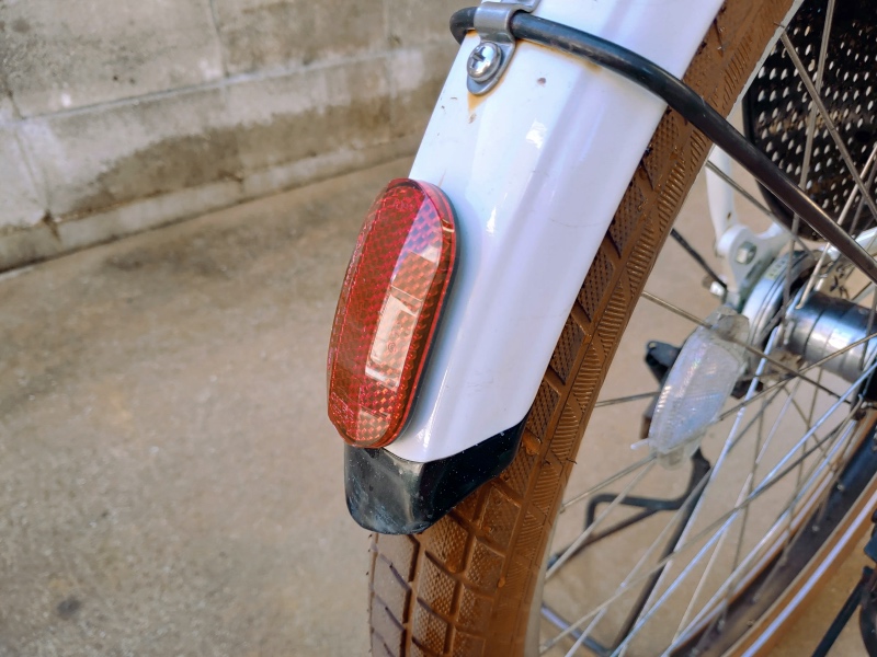 電動自転車 HYDEE2 パナソニック PANASONIC SKR602 LEDかしこいテールライト 泥除け装着用 -2-