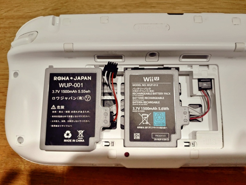 任天堂 家庭ゲーム機 Wii U Game Padのバッテリーを互換性に交換する